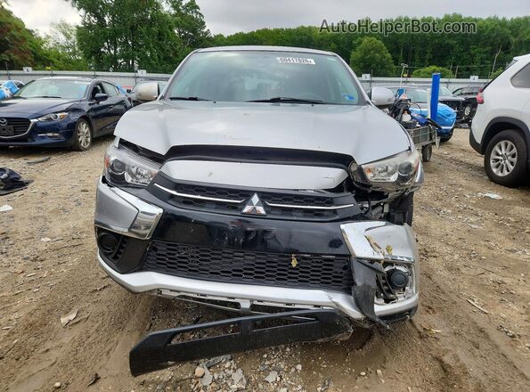 JA4AP3AU3KU004844 2019 MITSUBISHI OUTLANDER Silver წინა ხედი