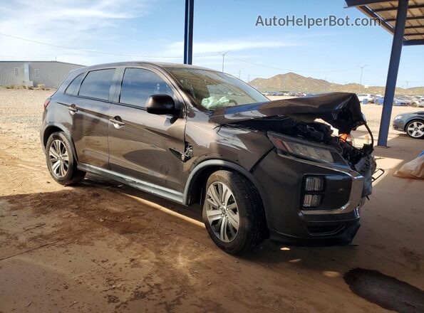 JA4AP3AU3LU001637 2020 MITSUBISHI OUTLANDER Gray Delantero derecho