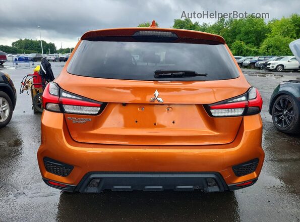 JA4AP3AU3LU016221 2020 MITSUBISHI OUTLANDER Orange Vista trasera