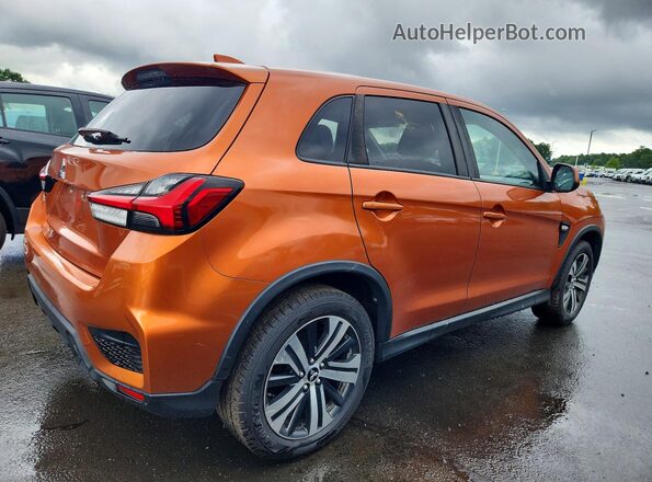 JA4AP3AU3LU016221 2020 MITSUBISHI OUTLANDER Orange Trasero derecho