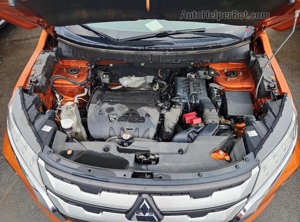 JA4AP3AU3LU016221 2020 MITSUBISHI OUTLANDER Orange Vista del compartimento del motor