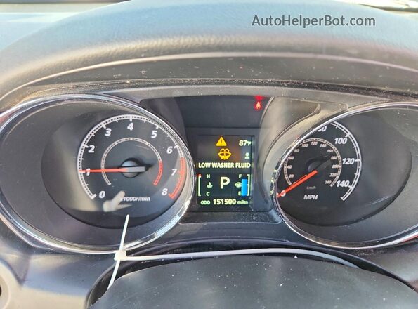 JA4AP3AU4HZ019784 2017 MITSUBISHI OUTLANDER Black Instrument cluster view