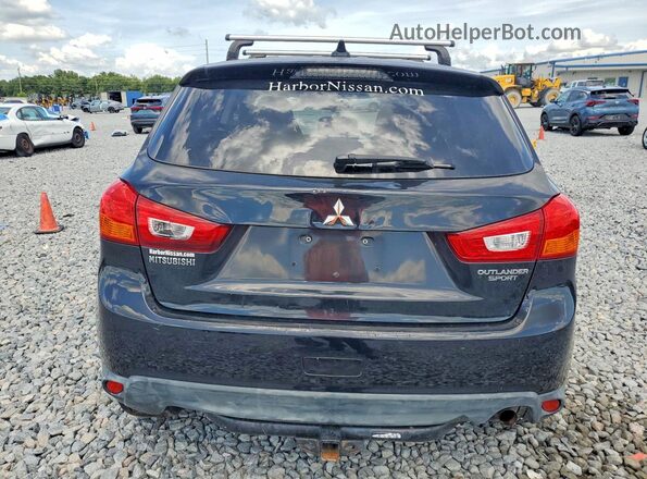 JA4AP3AU4HZ067107 2017 MITSUBISHI OUTLANDER Black Widok z tyłu
