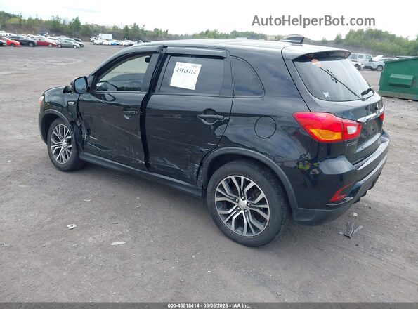 JA4AP3AU4KU033446 2019 MITSUBISHI OUTLANDER SPORT Black უკანა მარცხენა