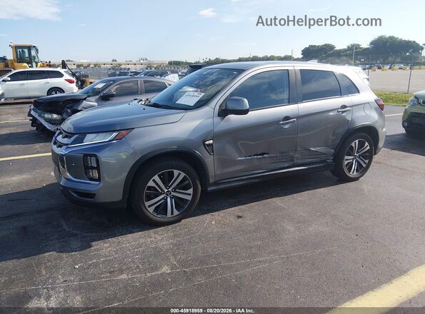 JA4AP3AU4LU021315 2020 MITSUBISHI OUTLANDER SPORT Gray Передня ліва чверть