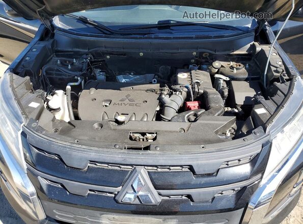 JA4AP3AU4LU025106 2020 MITSUBISHI OUTLANDER Black Vista del compartimento del motor