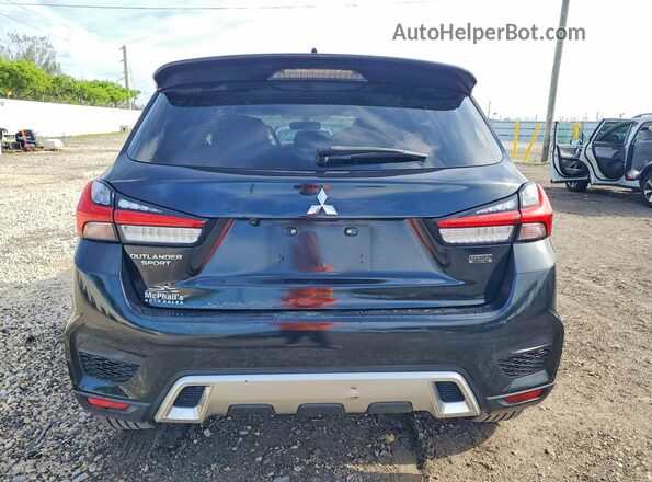 JA4AP3AU4LU030645 2020 MITSUBISHI OUTLANDER Black Вид ззаду