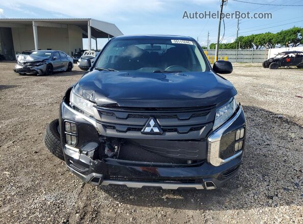 JA4AP3AU4LU030645 2020 MITSUBISHI OUTLANDER Black Вид спереду