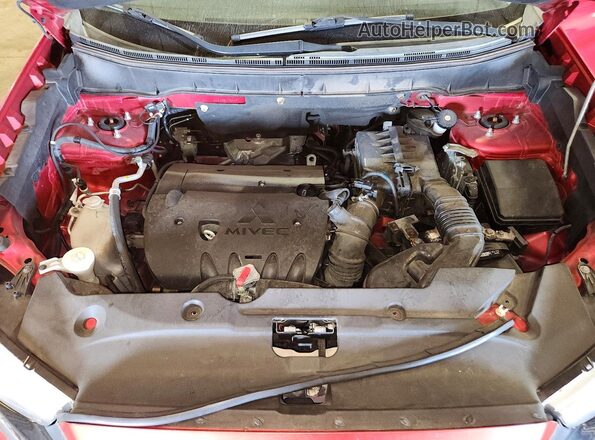 JA4AP3AU5HZ012049 2017 MITSUBISHI OUTLANDER Red Вид підкапотного простору