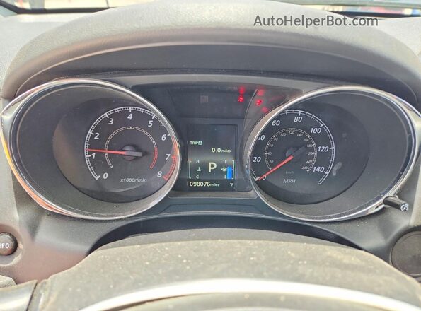 JA4AP3AU5LU015457 2020 MITSUBISHI OUTLANDER Brown Instrument cluster view