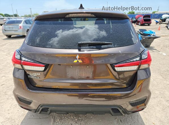 JA4AP3AU5LU015457 2020 MITSUBISHI OUTLANDER Brown Rear view