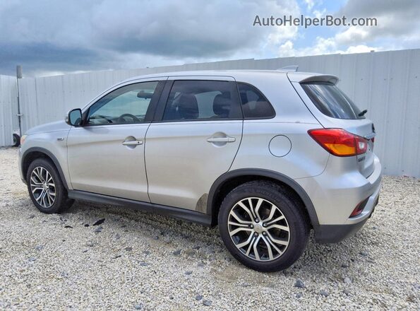 JA4AP3AU6JU007266 2018 MITSUBISHI OUTLANDER Silver Հետևի ձախ
