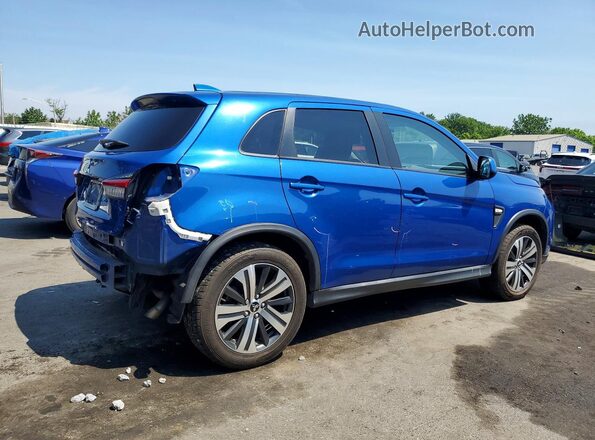 JA4AP3AU6LU004306 2020 MITSUBISHI OUTLANDER Blue Trasero derecho
