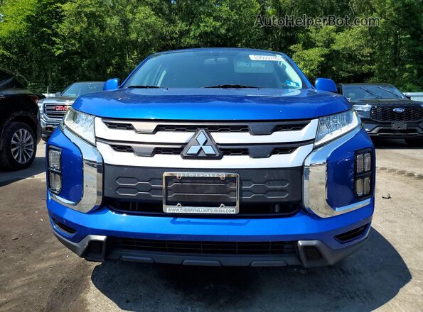 JA4AP3AU6LU004306 2020 MITSUBISHI OUTLANDER Blue Vista frontal