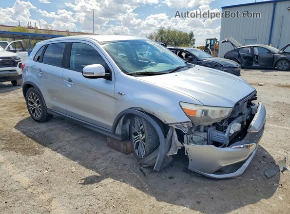 JA4AP3AU7GZ049893 2016 MITSUBISHI OUTLANDER Серебряный Передняя правая четверть
