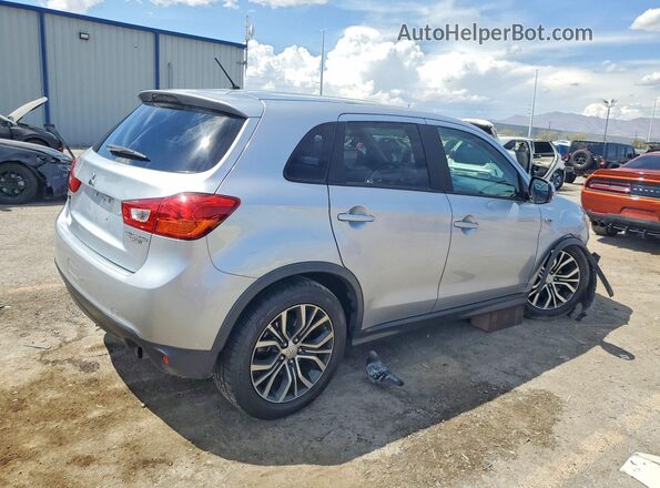 JA4AP3AU7GZ049893 2016 MITSUBISHI OUTLANDER Серебряный Задняя правая четверть
