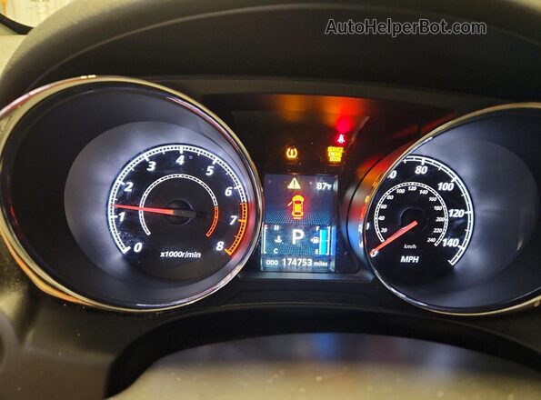 JA4AP3AU7HZ007337 2017 MITSUBISHI OUTLANDER Brown Instrument cluster view