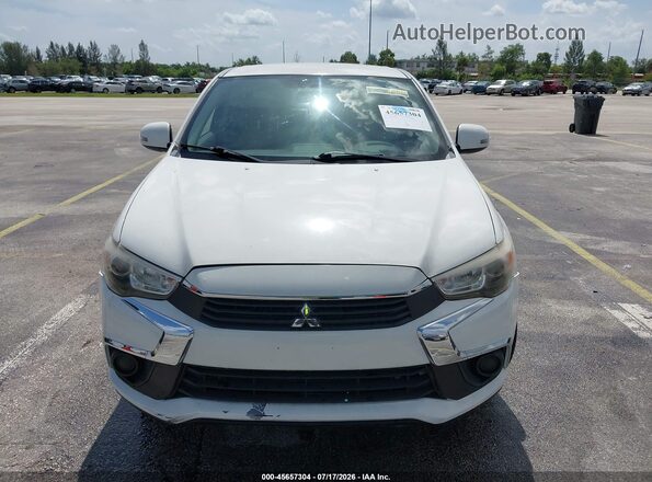 JA4AP3AU7HZ013820 2017 MITSUBISHI OUTLANDER SPORT White Դիմացի տեսք