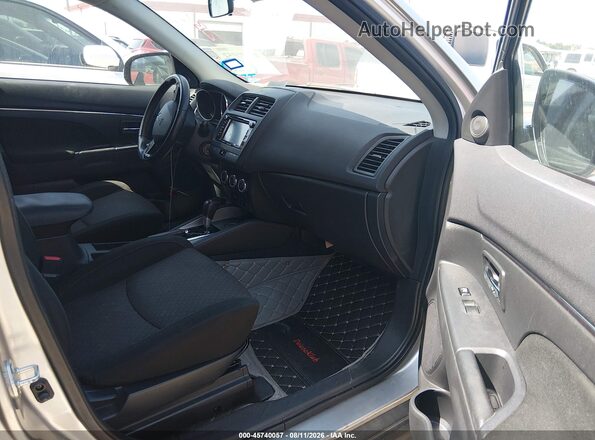 JA4AP3AU7JU005090 2018 MITSUBISHI OUTLANDER SPORT Gray წინა სალონის ხედი