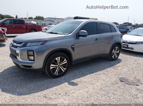 JA4AP3AU7LU001317 2020 MITSUBISHI OUTLANDER SPORT Silver წინა მარცხენა ხედი სამი მეოთხედიდან