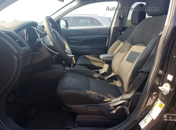 JA4AP3AU7LU013032 2020 MITSUBISHI OUTLANDER Black წინა სალონის ხედი
