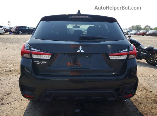 JA4AP3AU7LU013032 2020 MITSUBISHI OUTLANDER Black უკანა ხედი