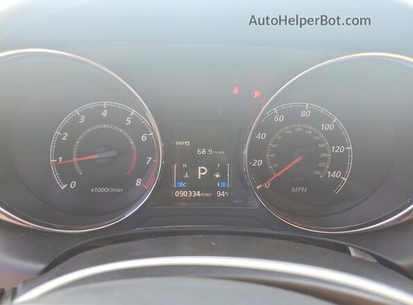 JA4AP3AU7LU013032 2020 MITSUBISHI OUTLANDER Black ხელსაწყოთა პანელის ხედი