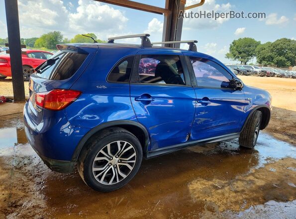 JA4AP3AU8GZ041950 2016 MITSUBISHI OUTLANDER Blue Հետևի աջ
