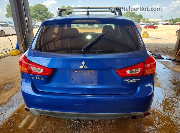 JA4AP3AU8GZ041950 2016 MITSUBISHI OUTLANDER Blue Հետևի տեսք