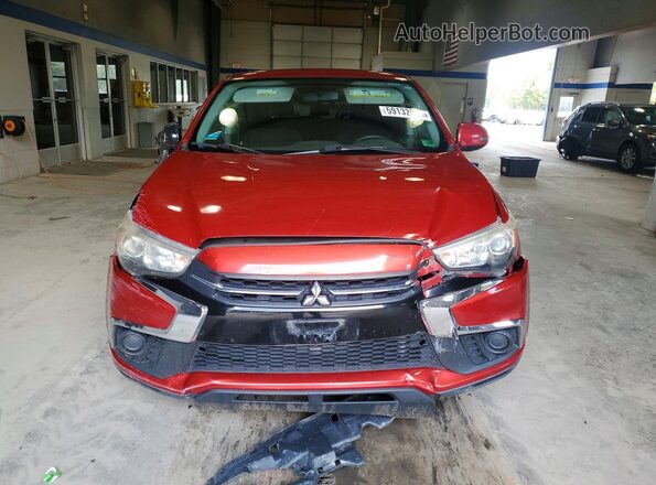 JA4AP3AU8JZ009166 2018 MITSUBISHI OUTLANDER Red Vista frontal