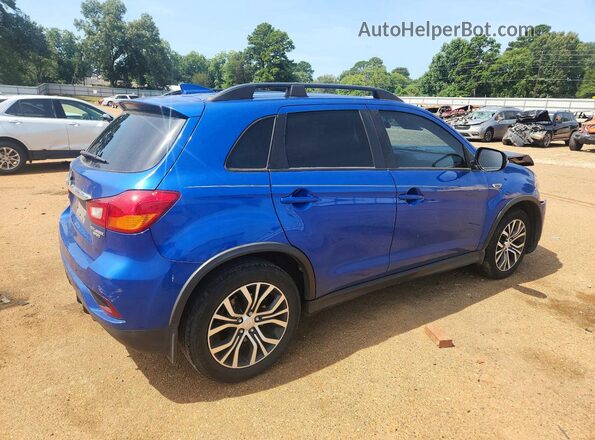 JA4AP3AU8JZ026730 2018 MITSUBISHI OUTLANDER Blue Trasero derecho