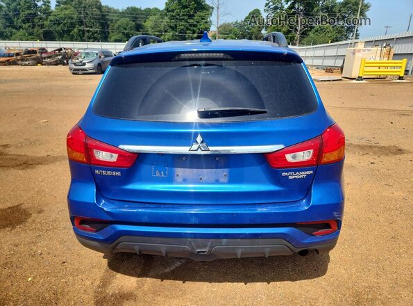 JA4AP3AU8JZ026730 2018 MITSUBISHI OUTLANDER Blue Vista trasera