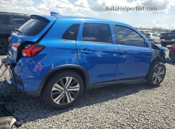 JA4AP3AU8LU031037 2020 MITSUBISHI OUTLANDER Blue Tył prawy