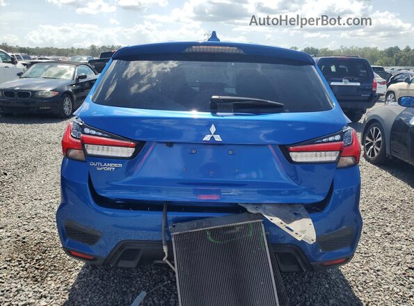JA4AP3AU8LU031037 2020 MITSUBISHI OUTLANDER Blue Widok z tyłu
