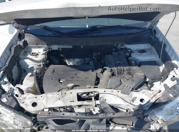 JA4AP3AUXKU022760 2019 MITSUBISHI OUTLANDER SPORT White Widok z tyłu