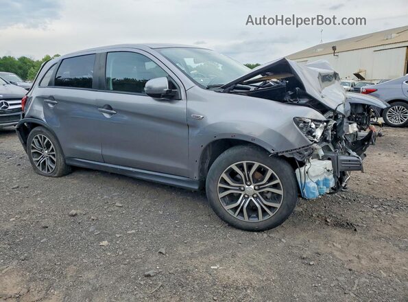 JA4AP3AUXKU034083 2019 MITSUBISHI OUTLANDER Серебряный Передняя правая четверть