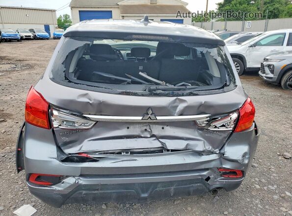 JA4AP3AUXKU034083 2019 MITSUBISHI OUTLANDER Серебряный Вид сзади