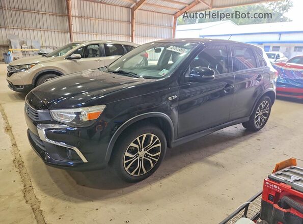 JA4AP3AW1GZ034307 2016 MITSUBISHI OUTLANDER Black Հետևի ձախ