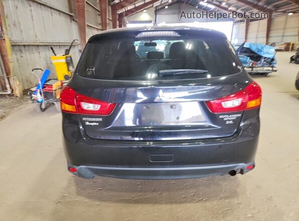 JA4AP3AW1GZ034307 2016 MITSUBISHI OUTLANDER Black Սալոնի դիմացի տեսք