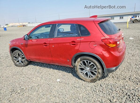 JA4AP3AW2HZ023432 2017 MITSUBISHI OUTLANDER Красный Задняя левая четверть