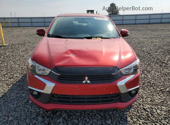JA4AP3AW2HZ023432 2017 MITSUBISHI OUTLANDER Красный Вид спереди