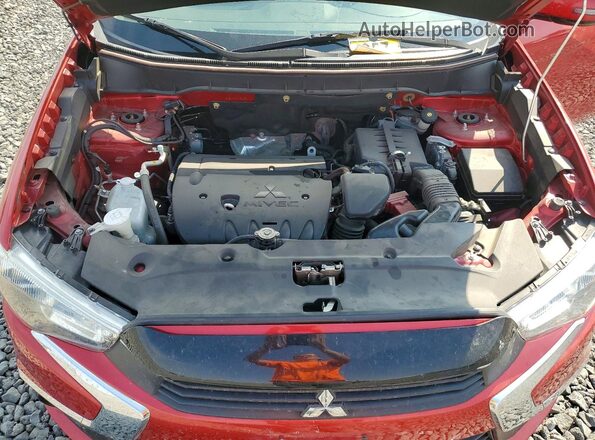 JA4AP3AW2HZ023432 2017 MITSUBISHI OUTLANDER Красный Вид задней части салона