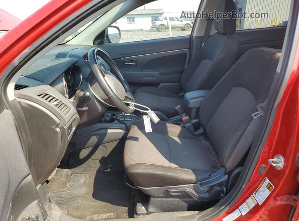 JA4AP3AW2HZ023432 2017 MITSUBISHI OUTLANDER Красный Вид салона спереди