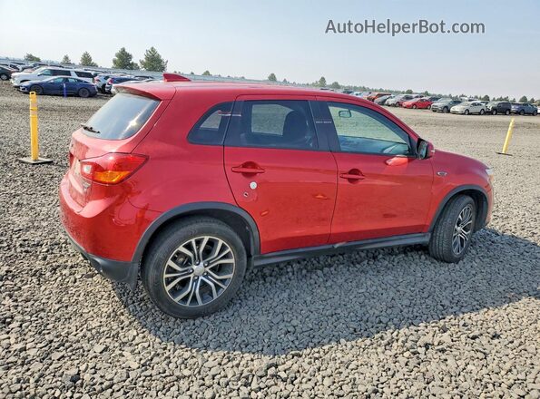 JA4AP3AW2HZ023432 2017 MITSUBISHI OUTLANDER Красный Задняя правая четверть