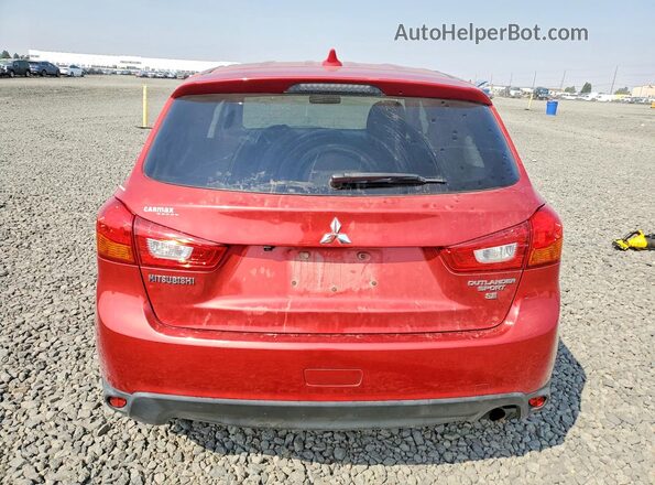 JA4AP3AW2HZ023432 2017 MITSUBISHI OUTLANDER Красный Вид сзади