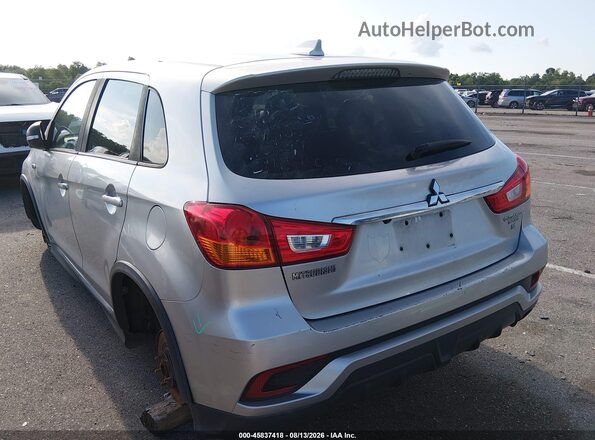 JA4AP3AW2JU015740 2018 MITSUBISHI OUTLANDER SPORT Silver Задня ліва чверть