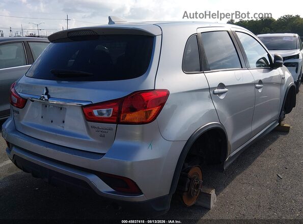 JA4AP3AW2JU015740 2018 MITSUBISHI OUTLANDER SPORT Silver Задня права чверть