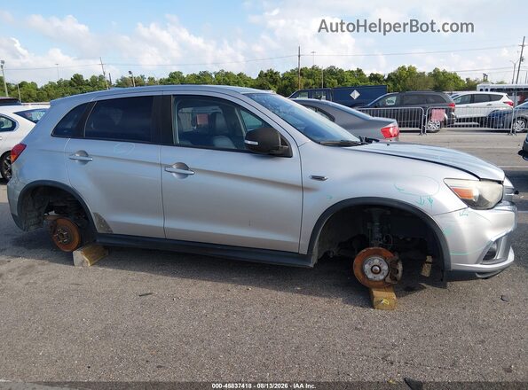 JA4AP3AW2JU015740 2018 MITSUBISHI OUTLANDER SPORT Silver Вид задньої частини салону