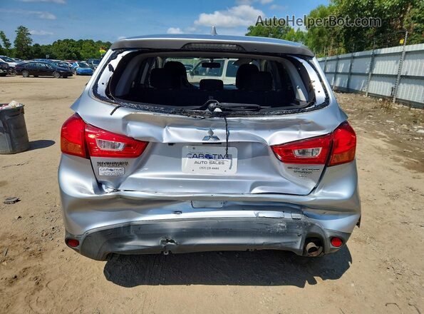 JA4AP3AW4HZ043889 2017 MITSUBISHI OUTLANDER Silver უკანა ხედი