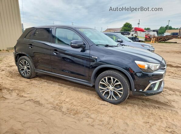 JA4AP3AW5JU012167 2018 MITSUBISHI OUTLANDER Black წინა მარჯვენა